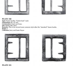 Confederate Frame Buckle Portion