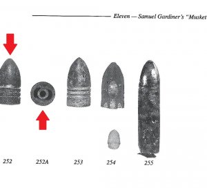 Federal .58 Caliber 3-Ring Explosive Bullet - S. Gardiner Jr. Patent