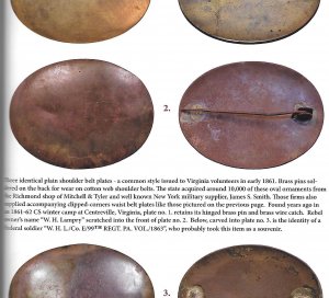 Virginia Militia Shoulder Belt Plate - Marked "JAMES S. SMITH & SONS / NEW YORK"