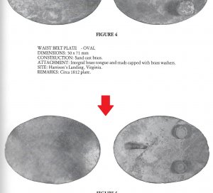 Militia Oval Belt Plate - Circa 1812 - Published in Keim