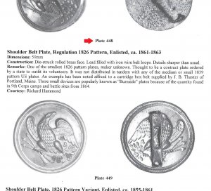 Maine "Burnside" Eagle Plate - High Quality