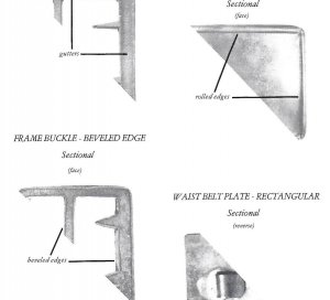 Confederate Frame Buckle Portion