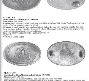 Confederate Belt Buckles & Plates - Expanded Edition - Out of Print