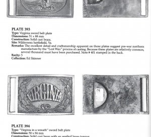 Confederate Belt Buckles & Plates - 1st Edition - Signed - Out of Print