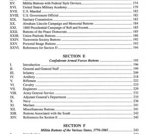 Uniform Buttons of the United States 1776 -1865 by Warren Tice - Signed by Author - Out of Print