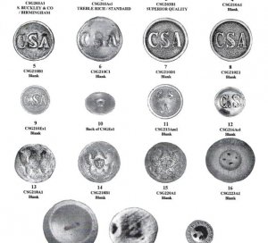 Uniform Buttons of the United States 1776 -1865 by Warren Tice - Signed by Author - Out of Print