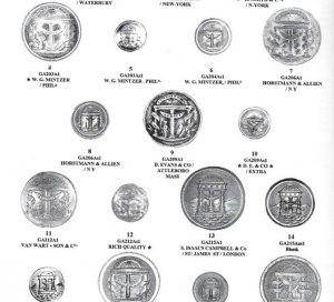 Uniform Buttons of the United States 1776 -1865 by Warren Tice - Signed by Author - Out of Print