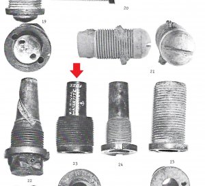 Federal Naval Watercap Fuze - Dated 1863