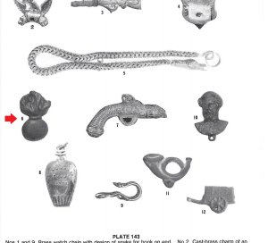 Cape Pin/Watch Fob - "Flaming Bomb" 