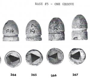 Confederate .69 Caliber French Pattern "Triangle Base" Bullet