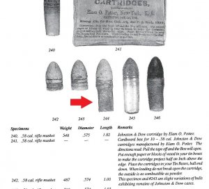 Johnston & Dow Patented Combustible Waterproof Cartridge
