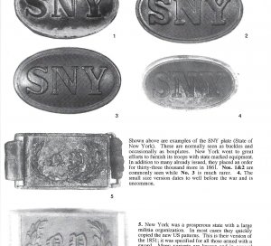 State of New York "SNY" Belt Buckle with Leather Patch Marked "J. I. PITTMAN"
