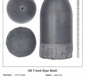 Federal 7-Inch Dyer Shell - Huge Shell in Two Pieces