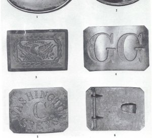 Volunteer Maine Militia "VMM" Cartridge Box Plate