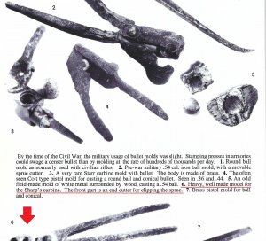 .52 Caliber Sharps New Model 1859 Bullet Mold