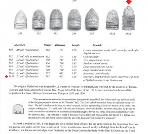 Confederate .71 Caliber Rifled Musket Bullet - Huge