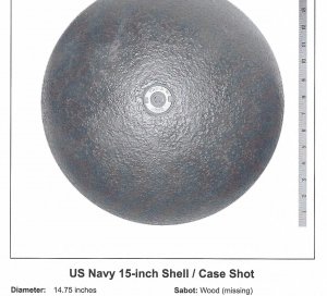 Federal Navy 15-Inch Shell Fragment
