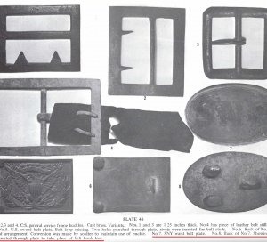 US Cartridge Box Plate Field Conversion to Waist Belt Buckle