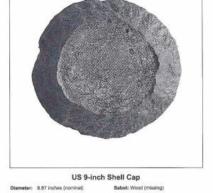 US Navy 8 or 9-inch Spherical Shell "Culot" Fragment