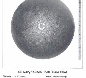 US Navy 8 or 9-inch Spherical Shell "Culot" Fragment