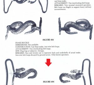 Civil War "Snake" Buckle - British Import 
