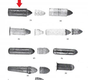 Smith .50 Caliber Rubber Case Cartridge - Excavated