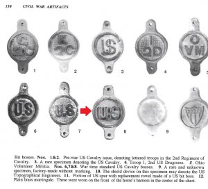US Cavalry Bridle Bit Boss