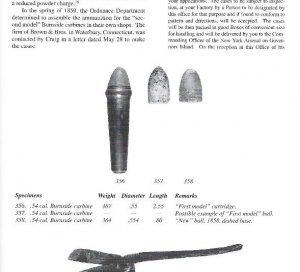 Burnside Carbine Cartridge - Excavated High Quality