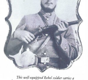 Confederate Militia Belt Plate with Arrow Hooks and Leather Belt Portion