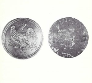 Eagle Plate - Stamped "W. H. WILKINSON / SPRINGFIELD, MASS" and "US"