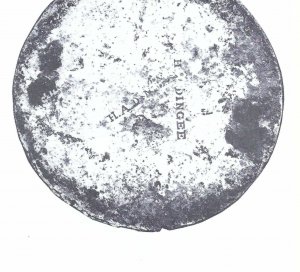 Eagle Plate - Stamped "H. A. Dingee"