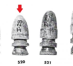.58 Caliber Three-Piece Shaler Bullet 
