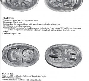  Confederate Belt Buckles & Plates - Out of Print