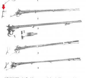 Brass Butt Plate for Enfield Musket