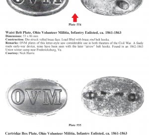Ohio Volunteer Militia Belt Buckle - OVM - Premium Quality