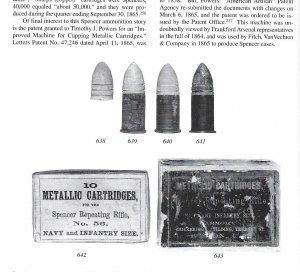 Spencer Carbine Cartridge Display 