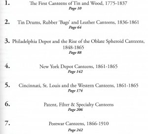 U.S. Army & Militia Canteens 1775 - 1910 - Brand New Copy