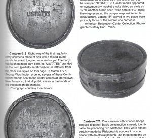 U.S. Army & Militia Canteens 1775 - 1910 - Brand New Copy
