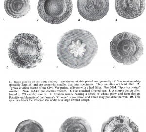 Civilian Bridle Rosette Portion