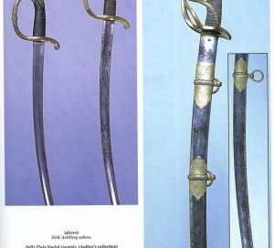 Civil War Cavalry and Artillery Sabers