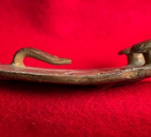 US Belt Buckle - Initials "JB" with Bayonet Tip Marks