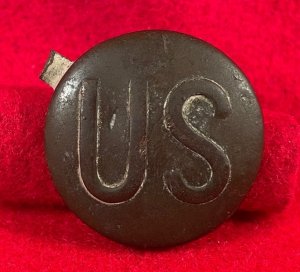 "US" Rosette for Horse Blinder - Post-Civil War