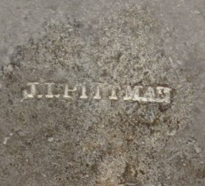 US Cartridge Box Plate Marked "J. I. PITTMAN"