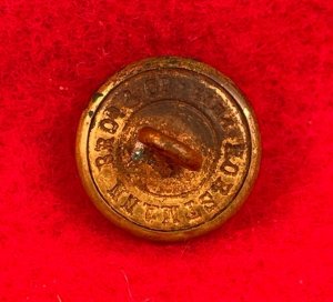 South Carolina State Seal Staff Cuff Button - Post War