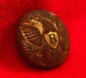 Federal Riflemen Coat Button