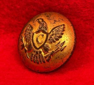 Federal Cavalry Coat Button