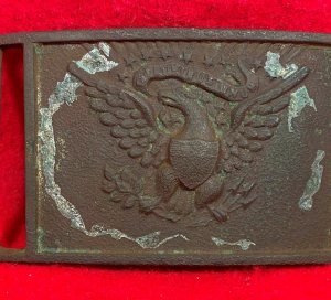 Federal Sword Belt Plate - Broken Tongue Present