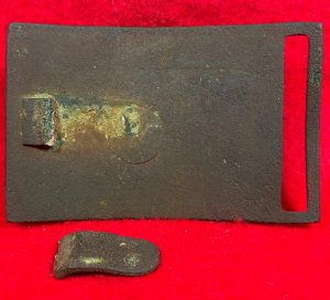 Federal Sword Belt Plate - Broken Tongue Present