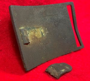 Federal Sword Belt Plate - Broken Tongue Present