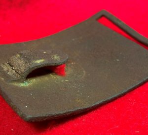 Federal Sword Belt Plate - Broken Tongue Present